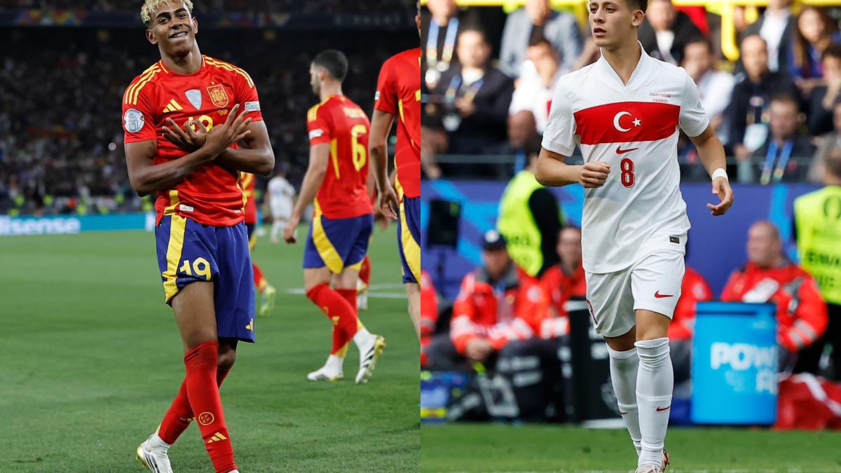 En una noche de pensamiento: Lamine Yamal y Arda Güler lideran España y Türkiye ...