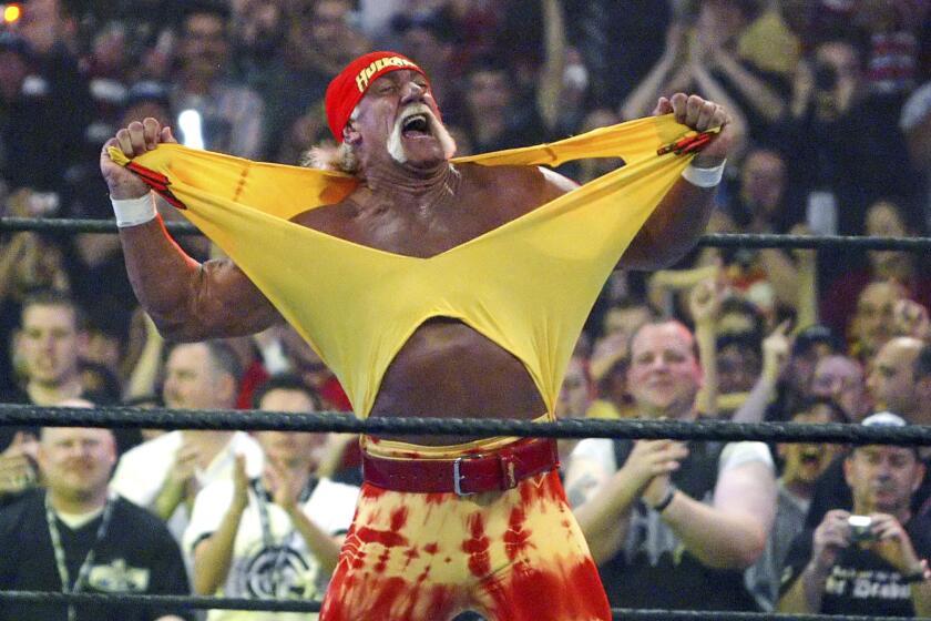 Sports tours and showing touches by fire hulk hogan react and fire after his death