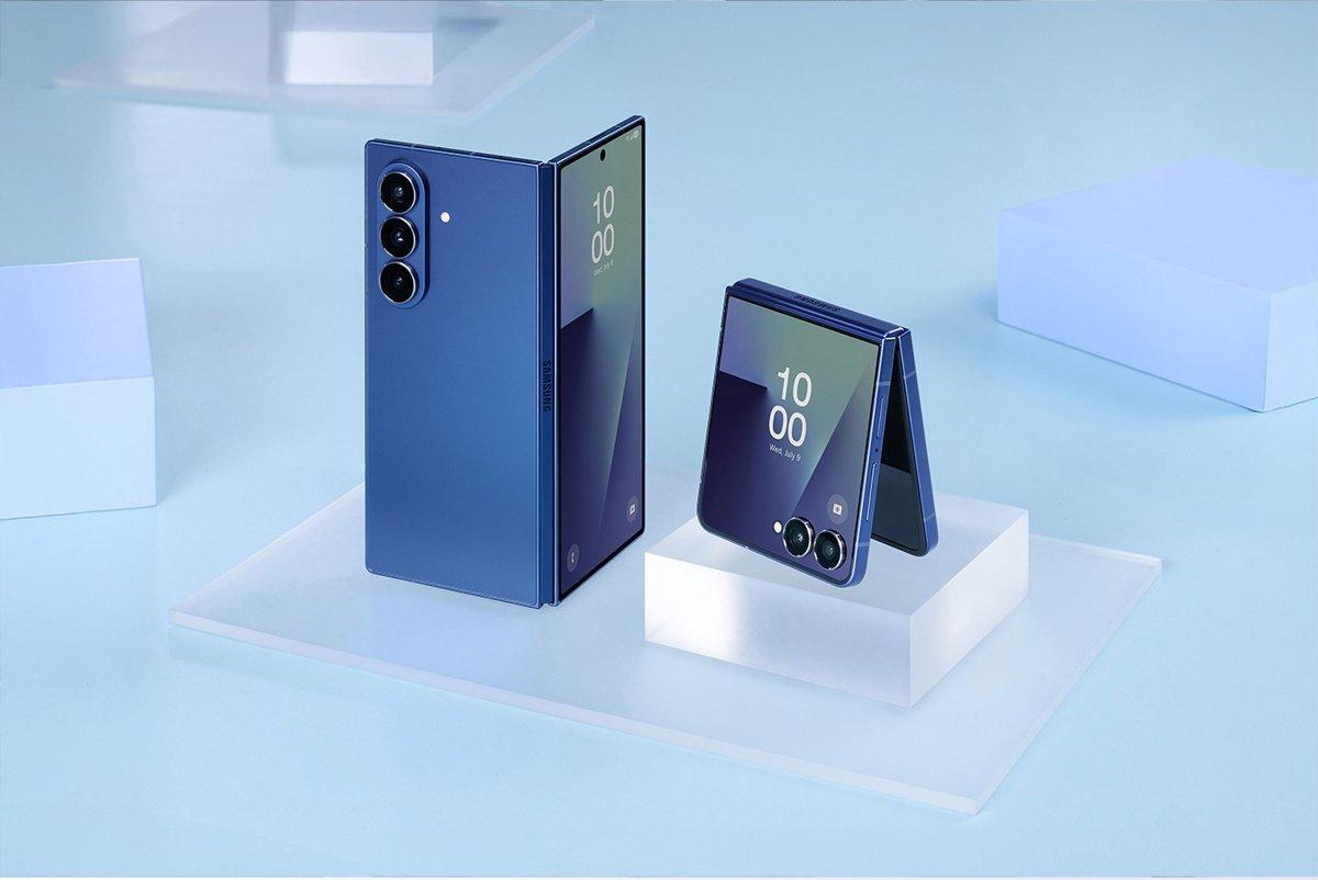 Nueva Galaxy Samsung desde el pliegue 7 y Flip 7