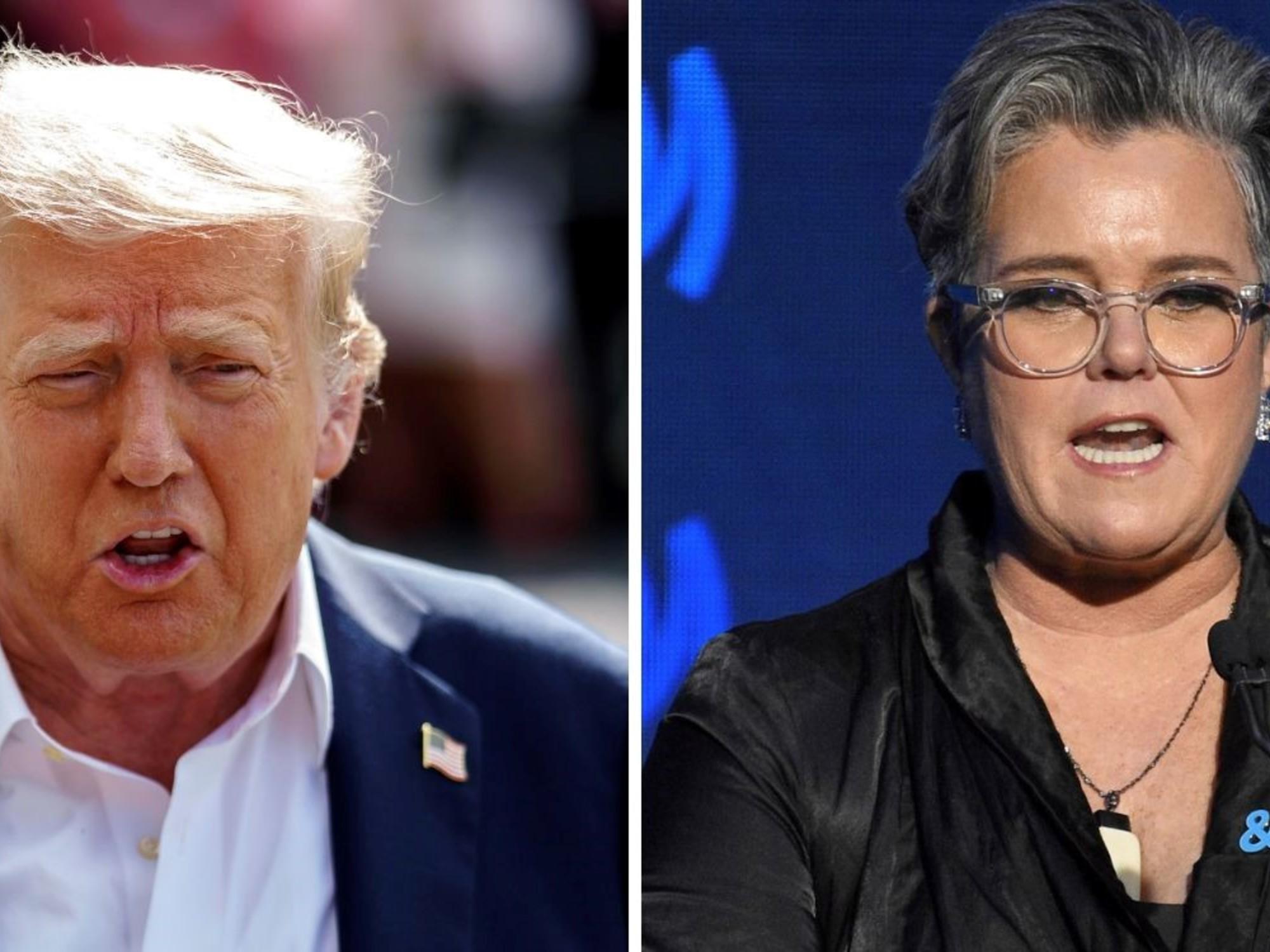 Tratos duros con Donald Trump de Rosie ODonnell: estafador, acoso sexual y mentiras